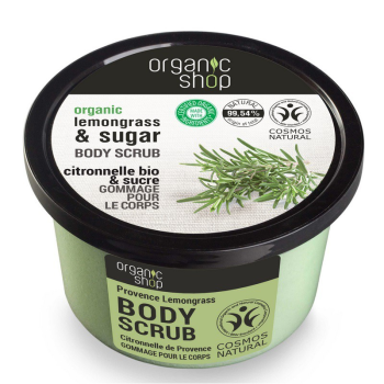ORGANIC SHOP PEELING DO CIAŁA TRAWA CYTRYNOWA I CUKIER
